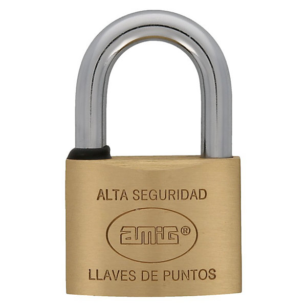 AMIG - Cadenas haute sécurité150 - 60 mm - Laiton - Mat