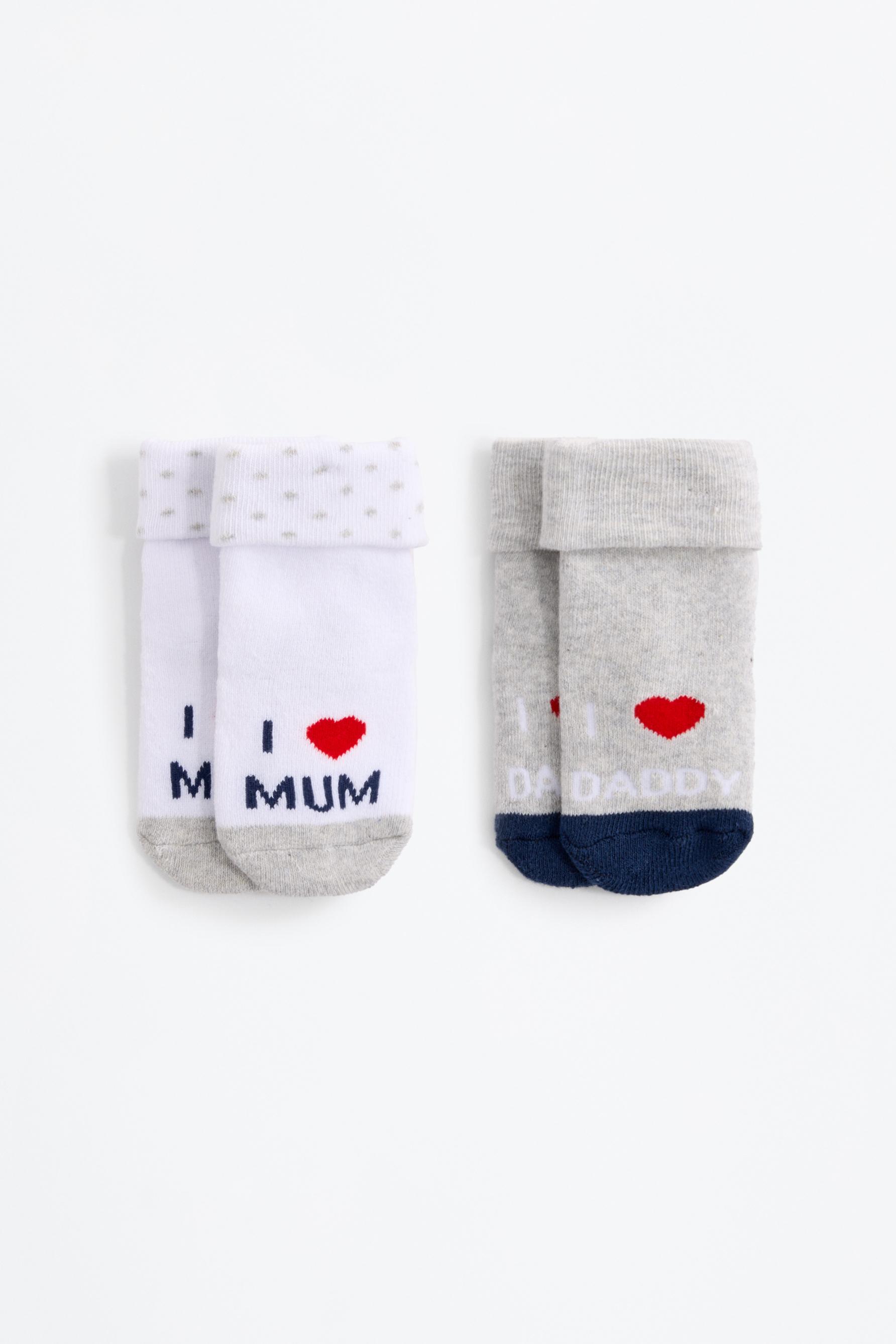 Calcetines antideslizante estampados (Pack 2)
