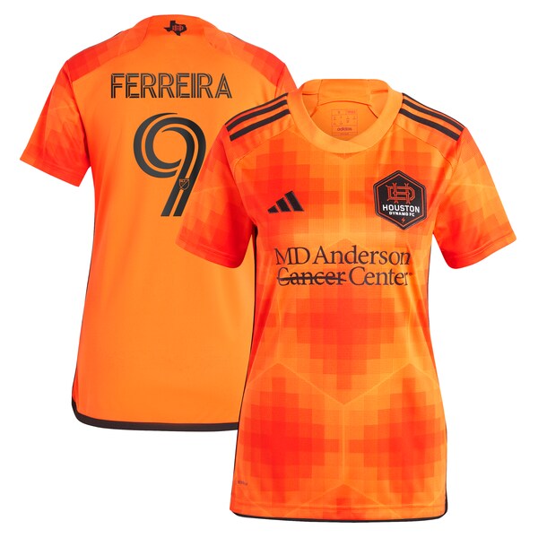 Sebastián Ferreira Houston Dynamo FC adidas Women's 2024 El Sol Replica Jersey - Orange
