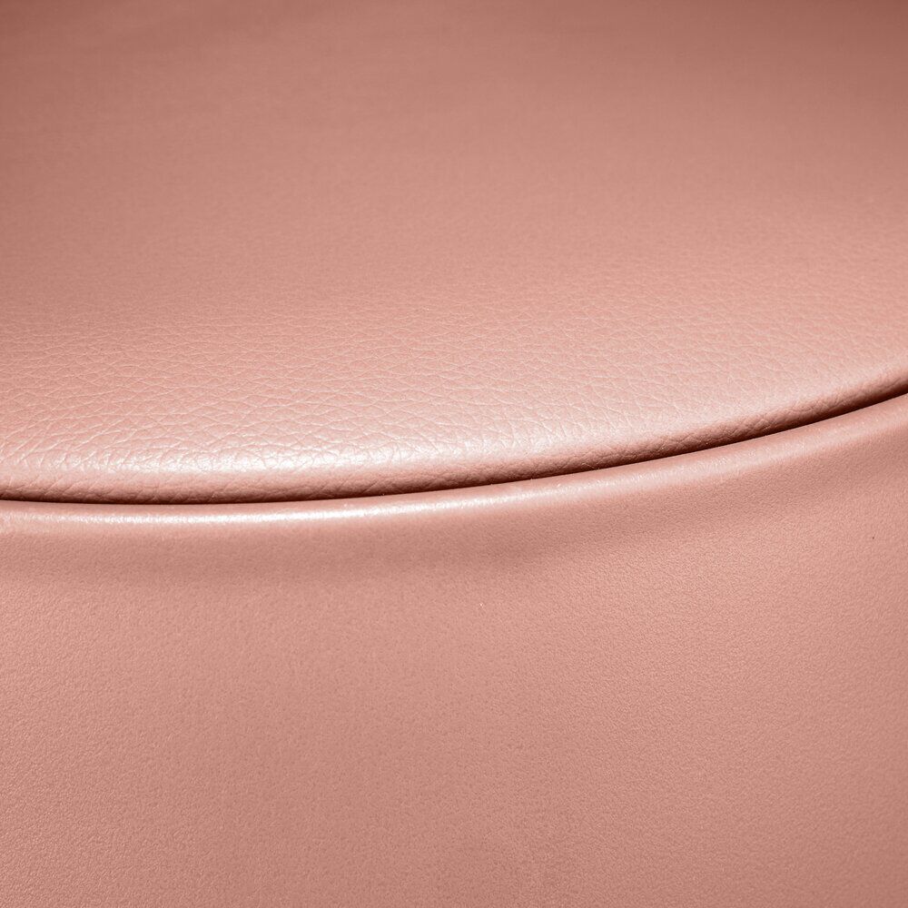 Tabouret rond Spiro pieds fins plastique terracotta Ø33xH46cm