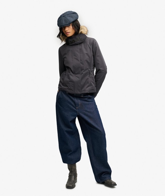 Bench Faux Fur Hooded Windcheater Jacket