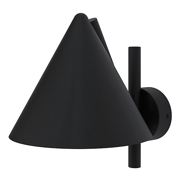 Applique murale Eriksson LED intégrée 600lm 8.5W IP44 GoodHome noir
