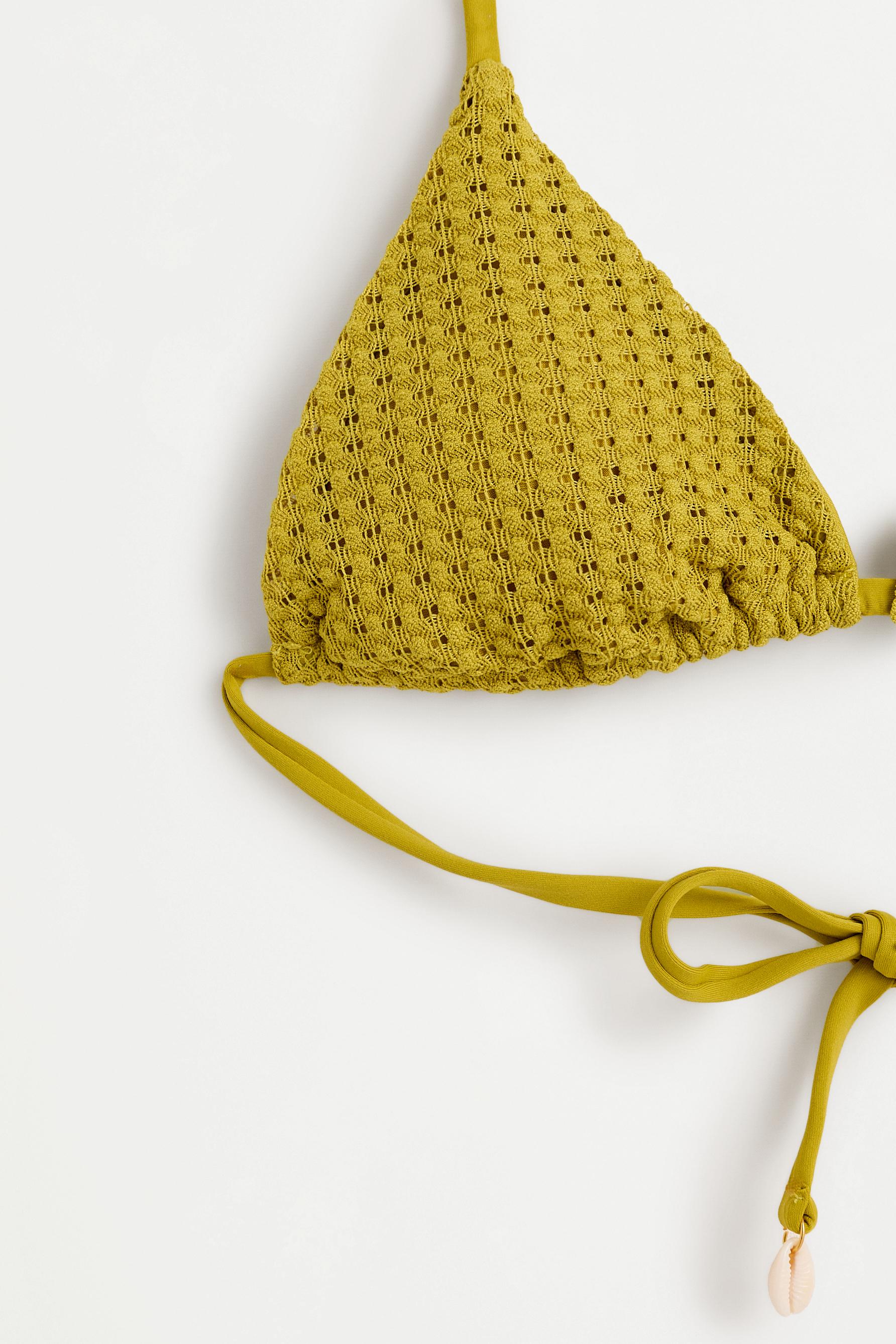 Sujetador bikini calados