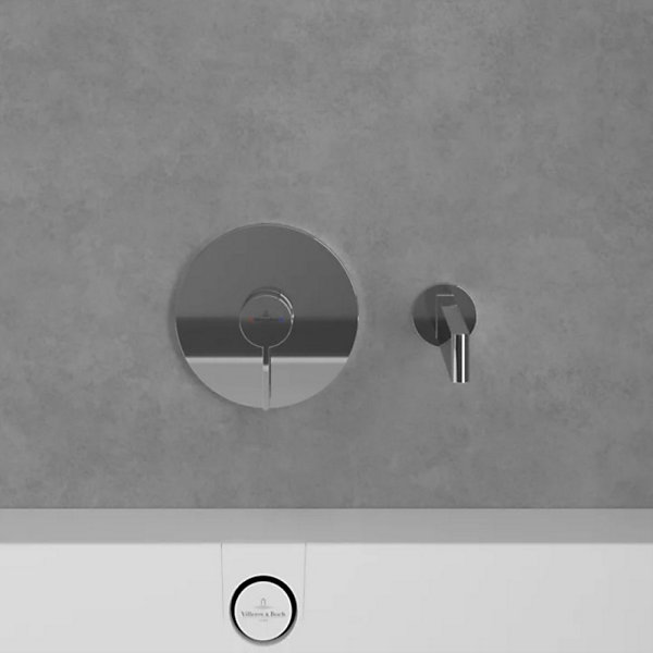 Mitigeur mécanique encastré VILLEROY ET BOCH Dawn Brushed Nickel Matt