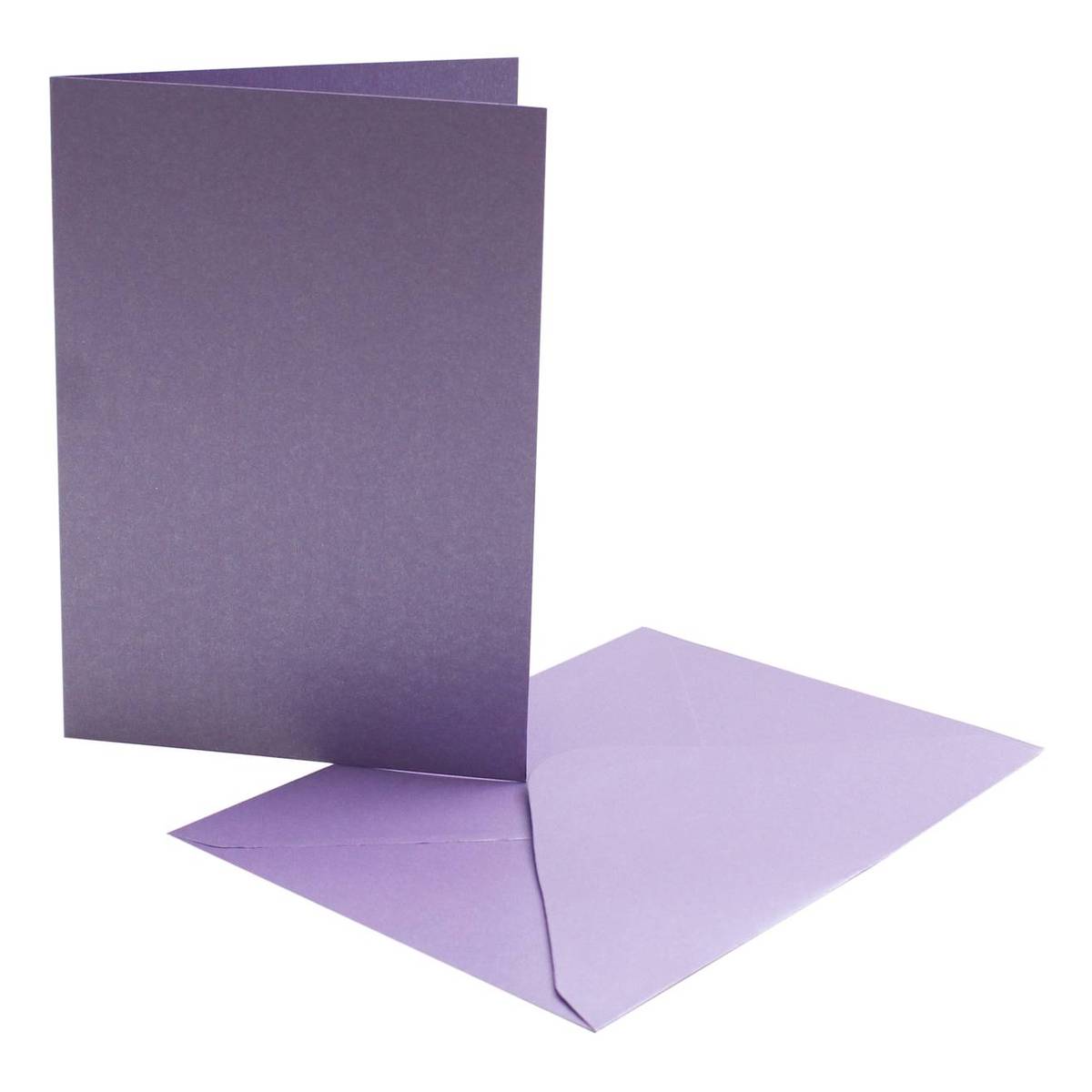 Pearlescent Purple CardsA6 4 Pack
