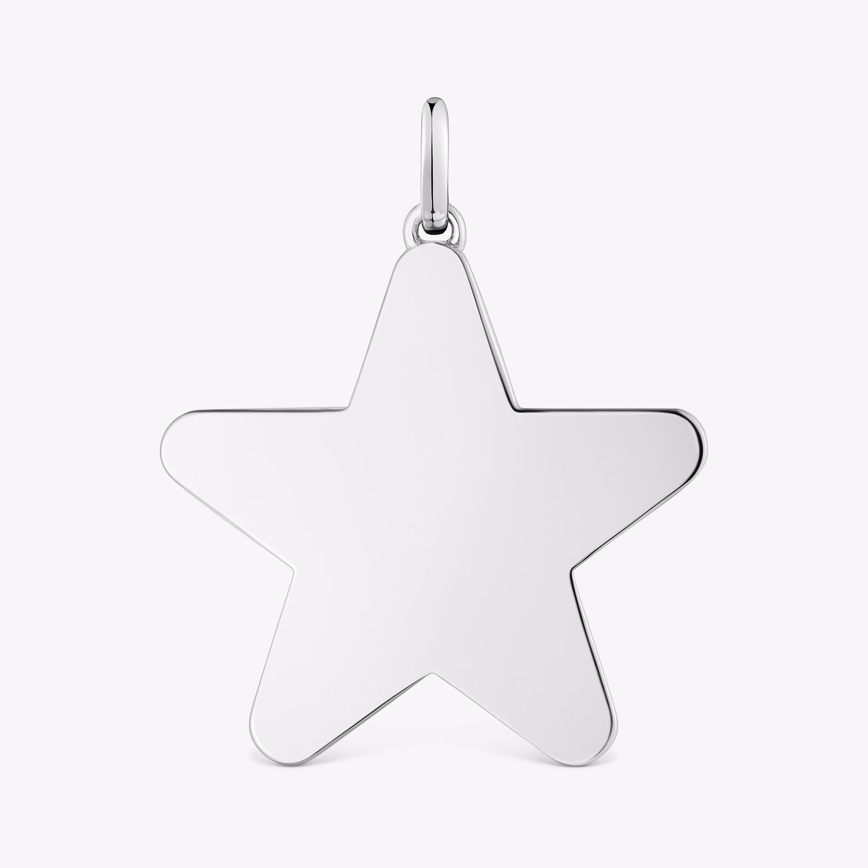 Colgante mediano estrella de plata 29 mm Sweet Dolls