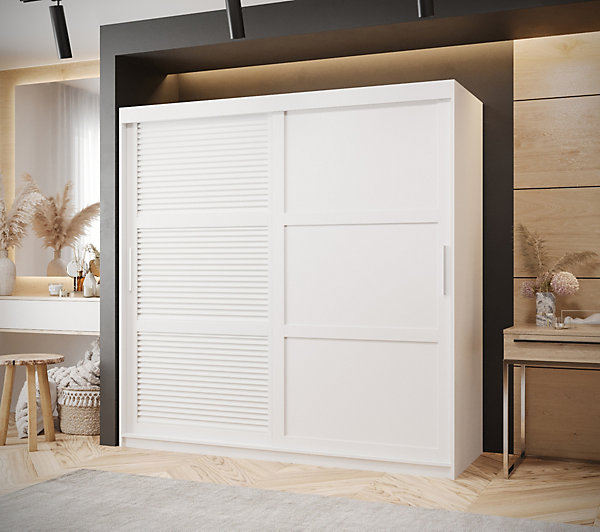 Armoire Zaluzja a portes coulissantes H. 200 x L. 180 x P. 62 2 portes