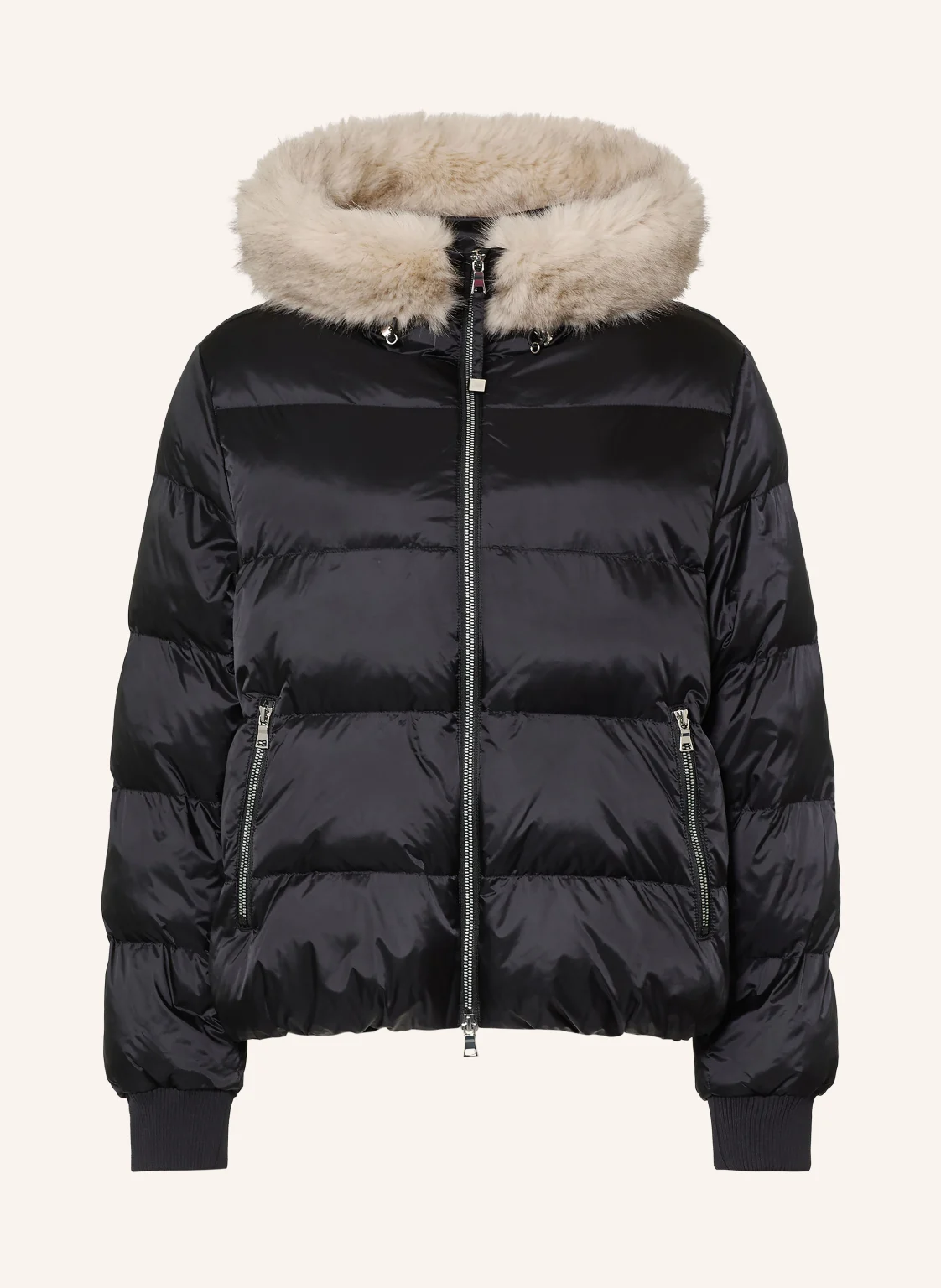 No.1 Como Steppjacke mit Kunstfell
