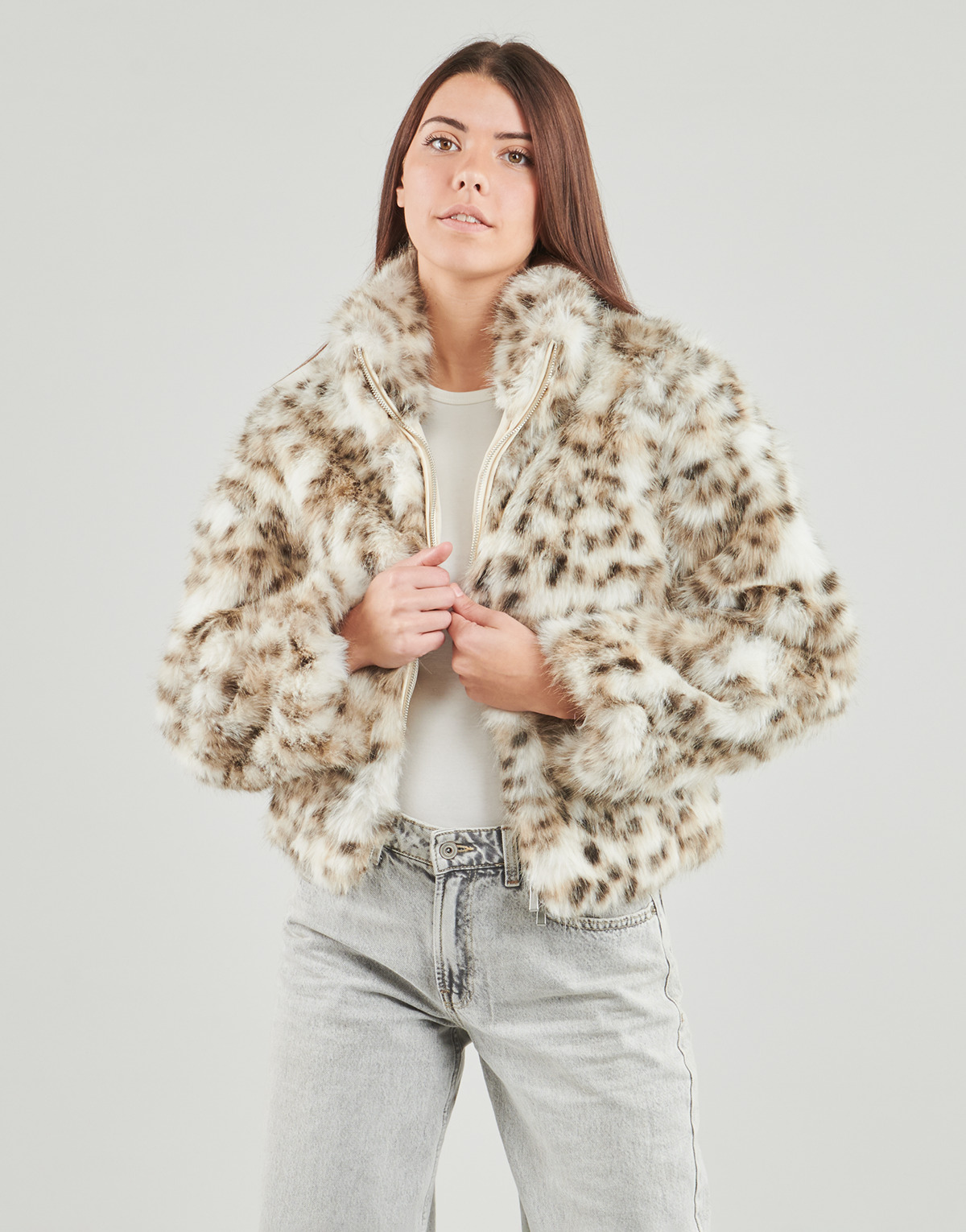 Only - ONLJANIS LIFE FAUX FUR LEO - Multicolour