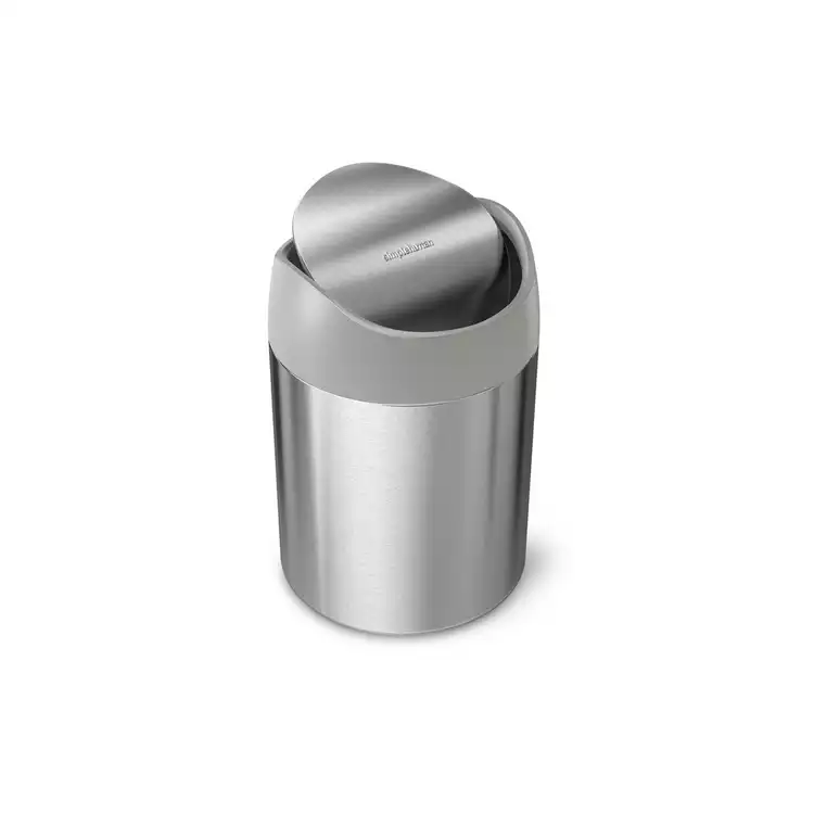 Simplehuman 1.5L Mini Waste Bin - Stainless Steel