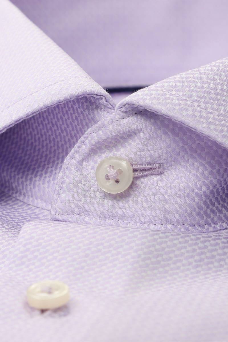 ETERNA 1863 Modern Fit Hemd flieder, Strukturiert