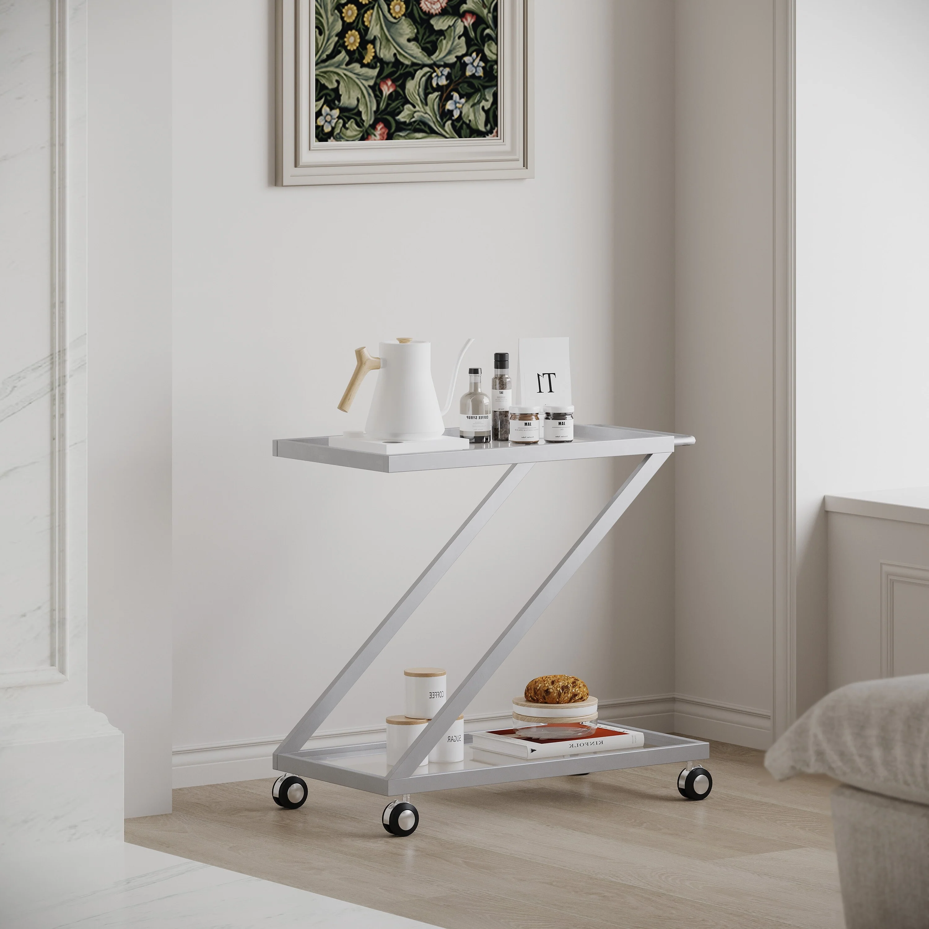Bar Cart(no include stool)
