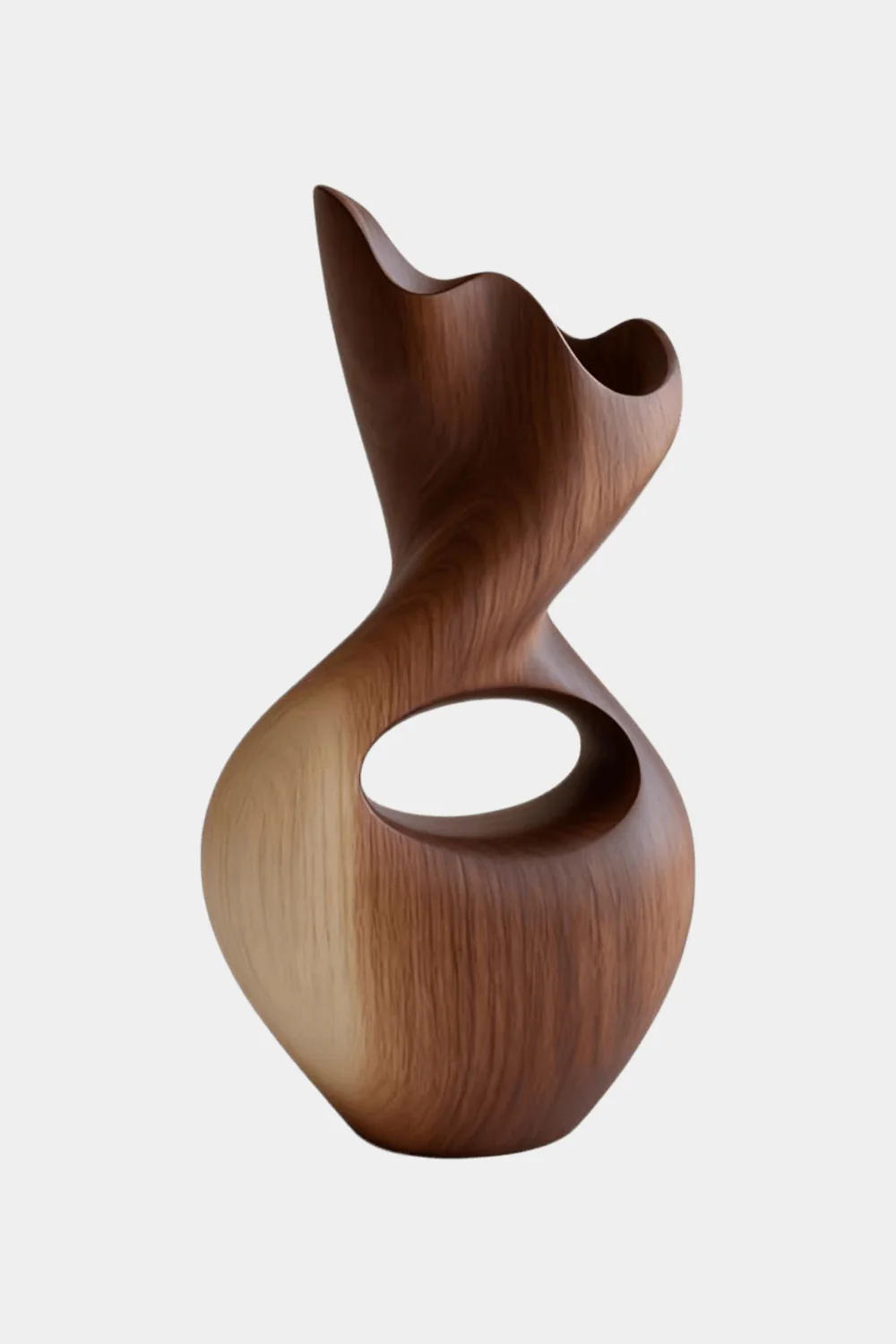 Vase Wood Sculpture #WG065