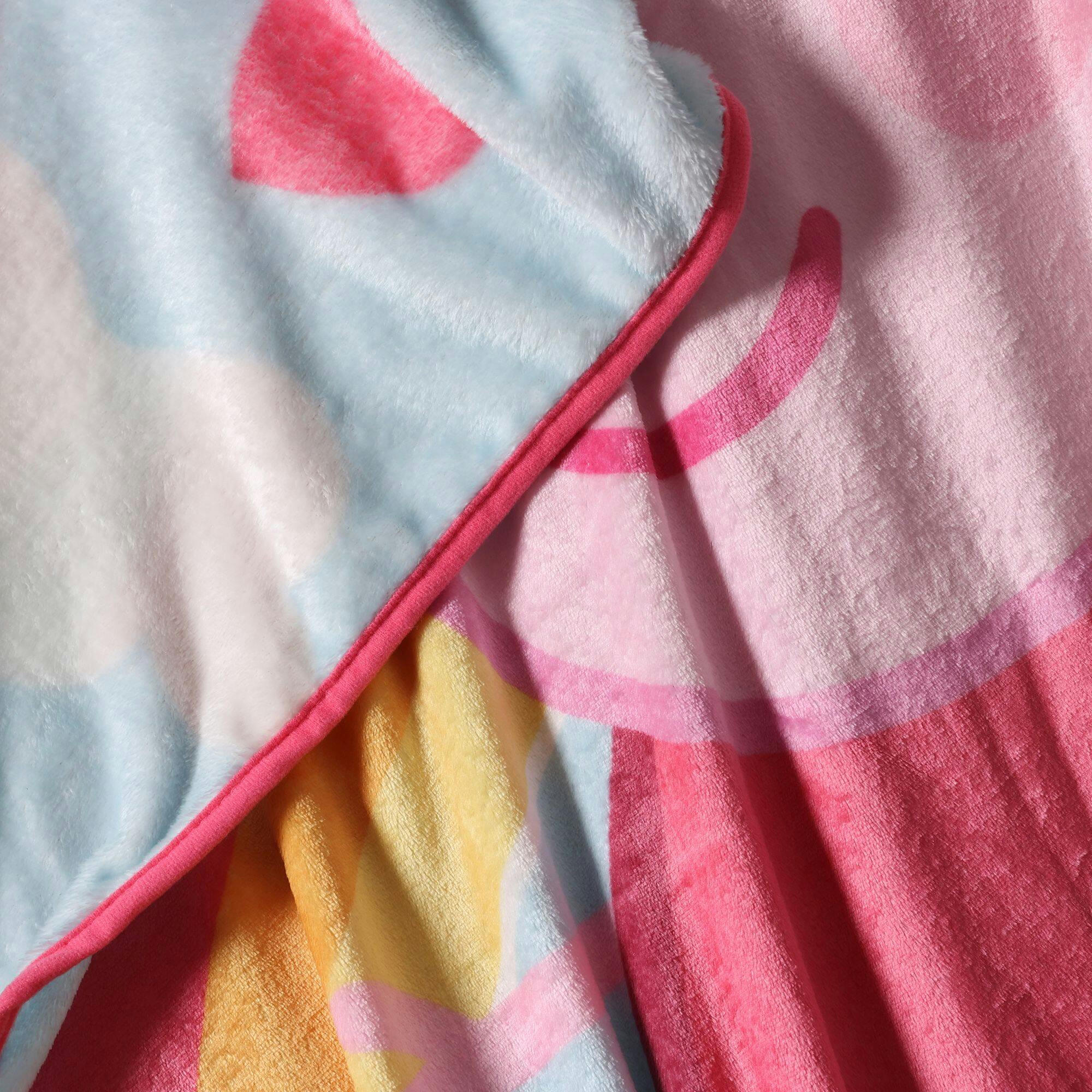 Nemcor Peppa Pig Plush Fleece Throw Blanket, 40 x 50-in