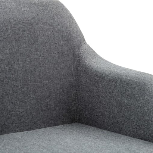 NNEVL Swivel Office Chair Light Grey Fabric