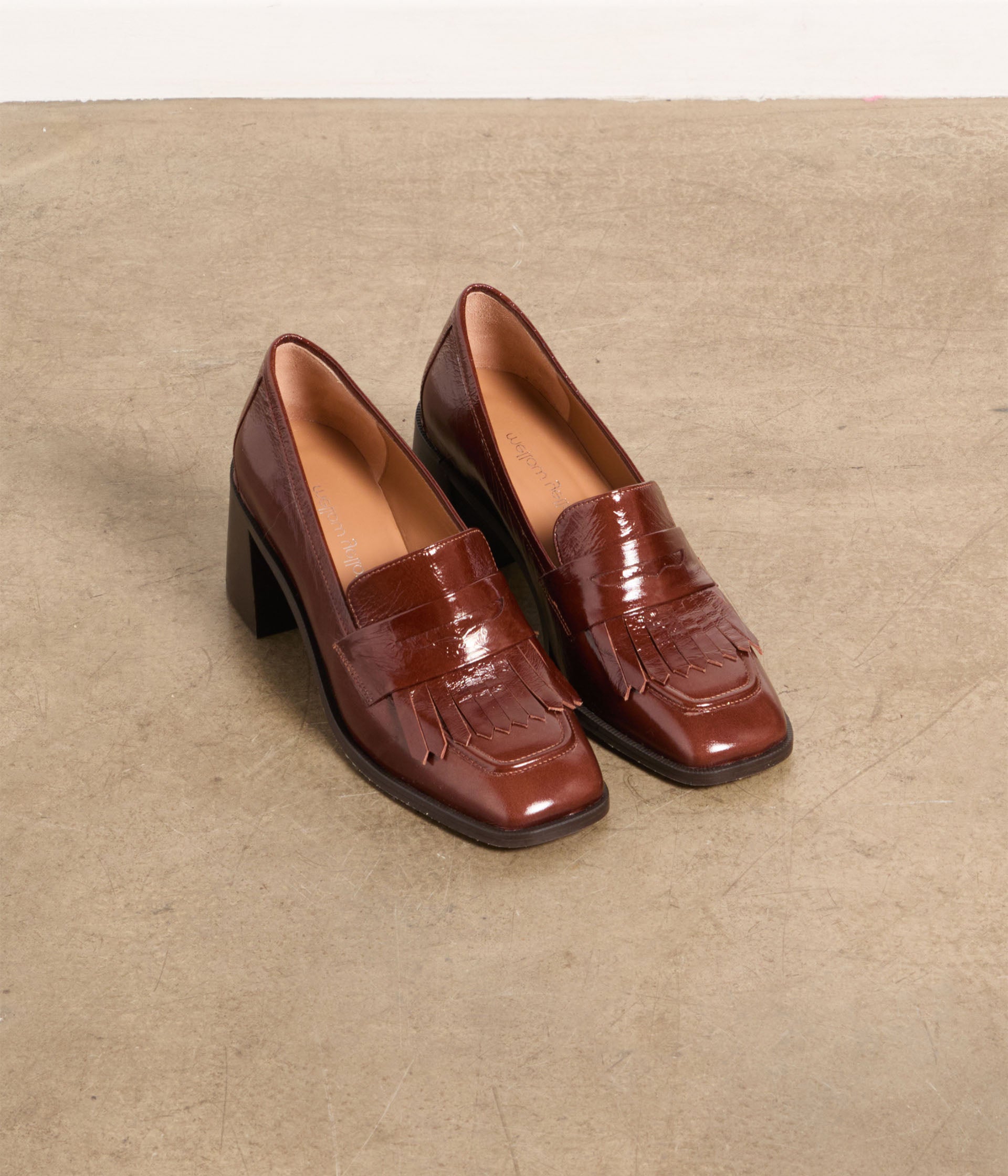 Mocassins vernis marron Jay