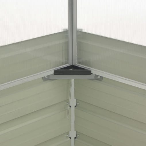 NNEVL Greenhouse Anthracite 100x100x77 cm Galvanised Steel