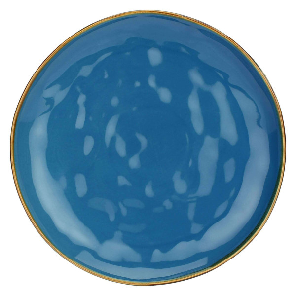Zestaw 4 talerzy obiadowych Concerto Blu Avio - Granatowy, 27 cm