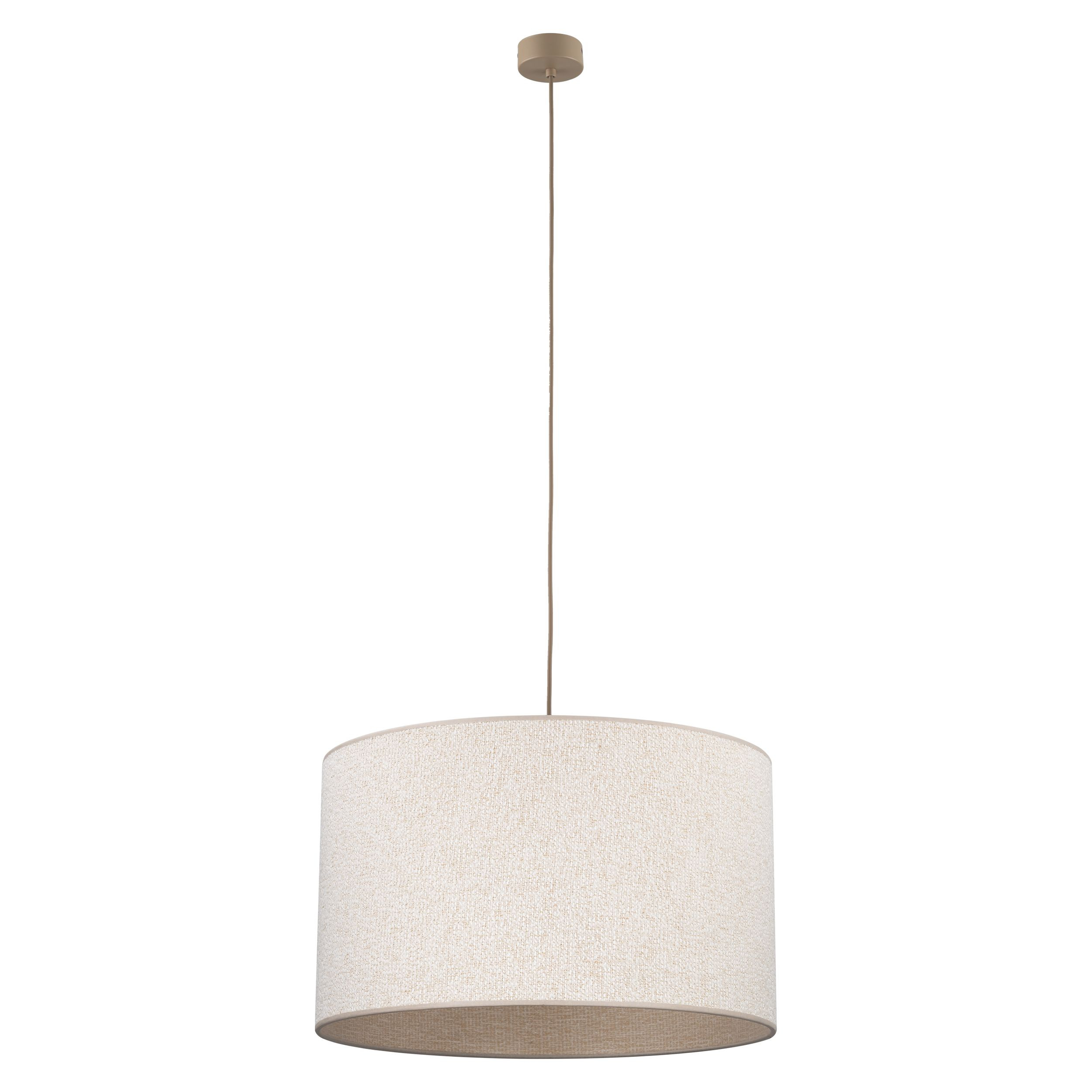 Lampa Wisząca Tk Lighting Vellum Sabia Beżowy Melanż 1Xe27