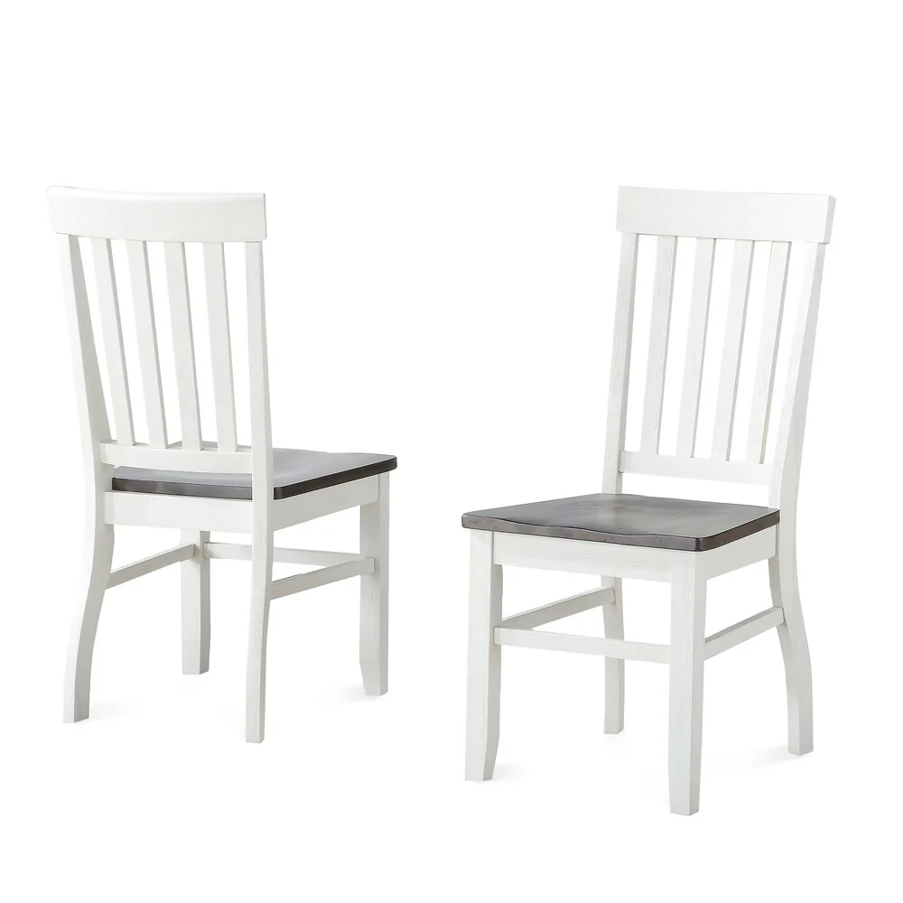 Steve Silver Crestwood Farmhouse Wood Side Chair (Set of 2)