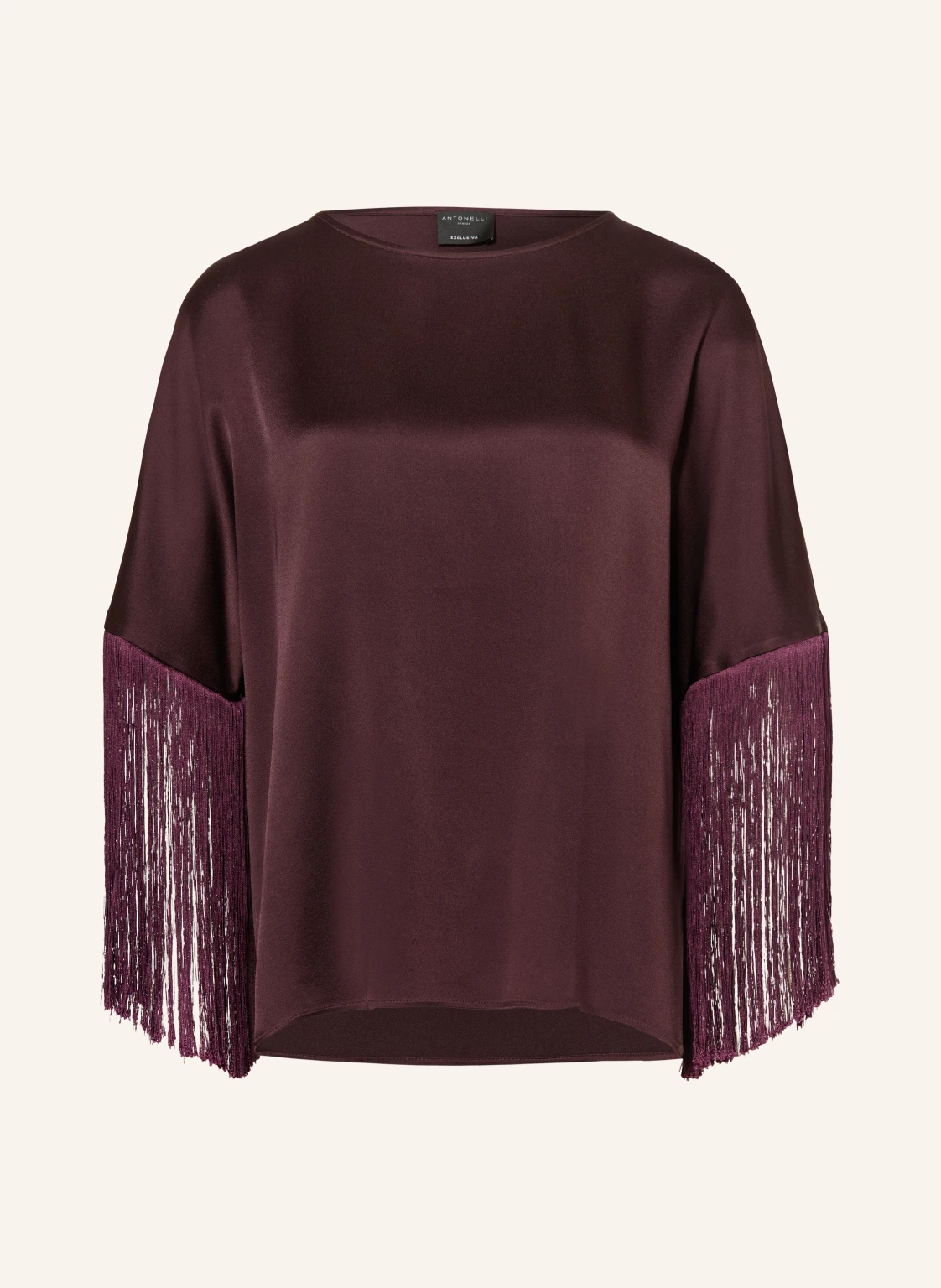 ANTONELLI firenze Blusenshirt ARDISIA aus Satin mit 3/4-Arm