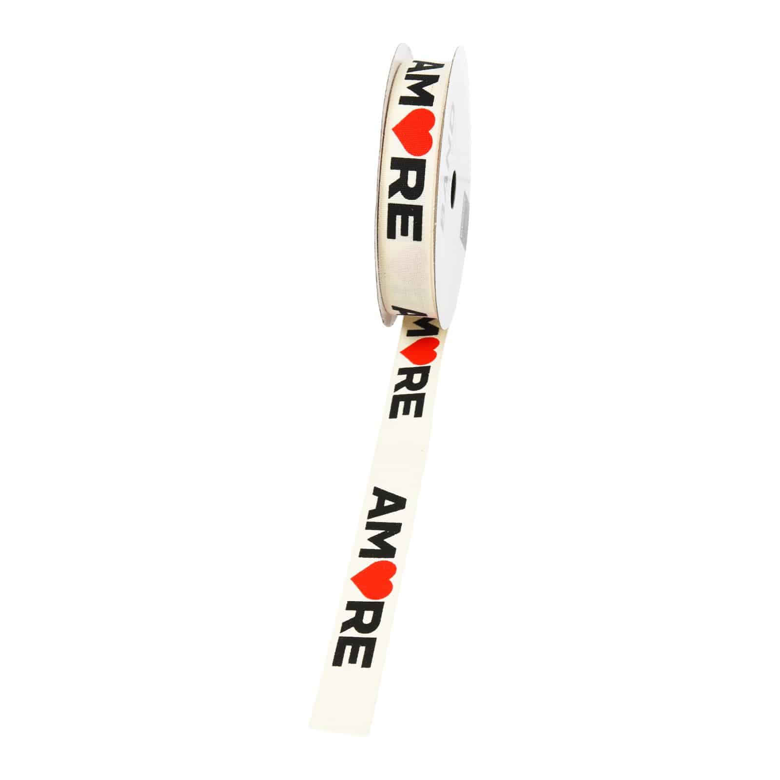 Band Amore Rot,L 3.000 x B 15 mm, 3 m