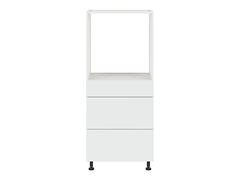 Szafka pod zabudowę piekarnika Top Line 2 60 cm z szufladami cichy domykśnieżny super mat