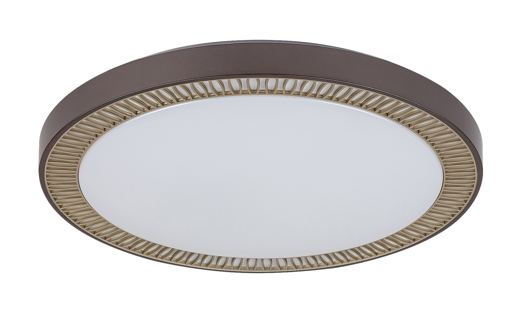 Plafon Matea z pilotem okrągły brązowy LED 1x40W 50cm 3200lm IP20 Rabalux