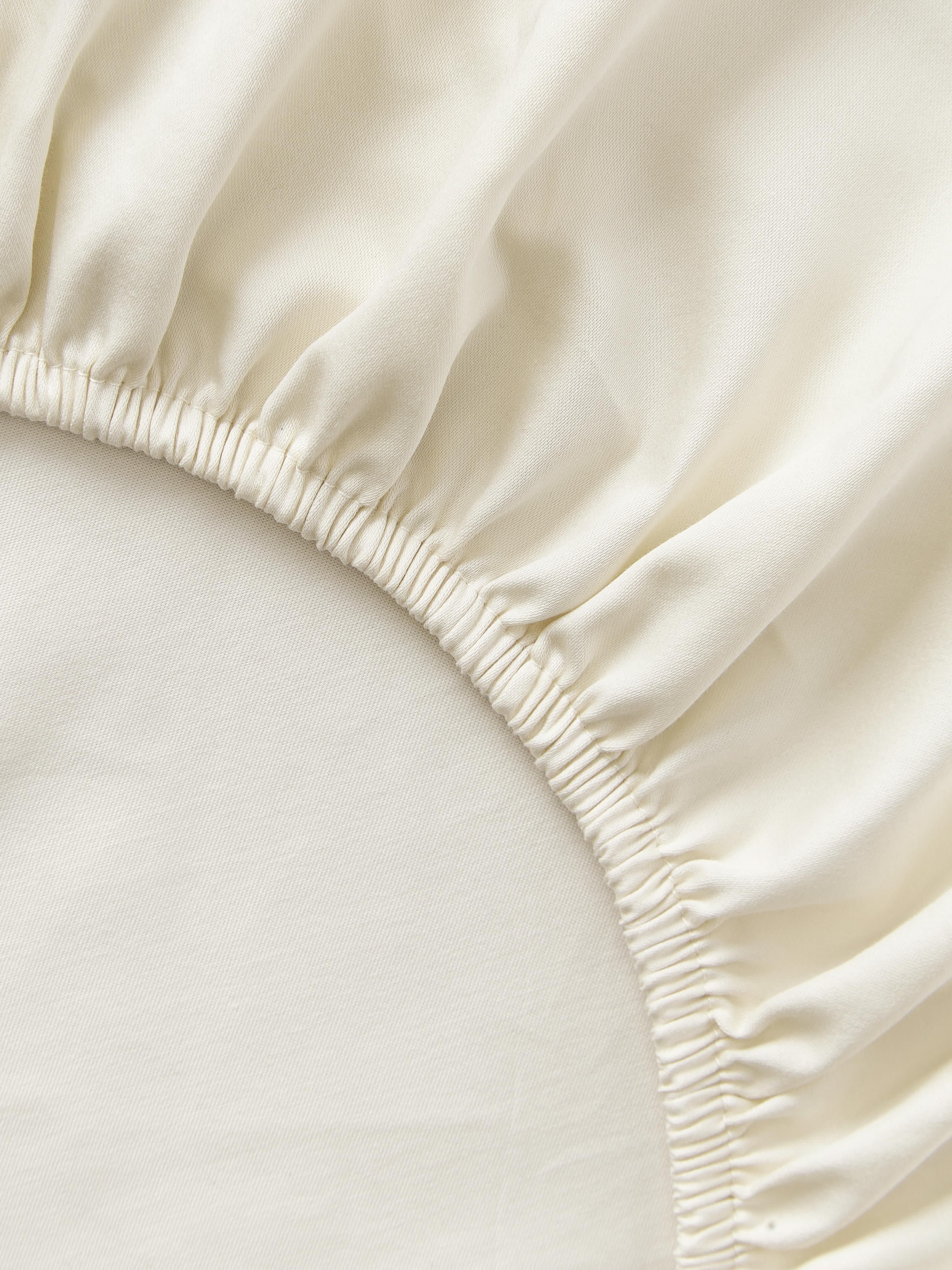 Boxspring-Spannbettlaken Premium, Baumwollsatin
