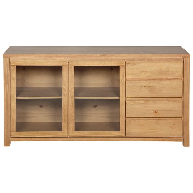MASSY BUFFET 2 PORTAS/4 GAVETAS 1,62 M X 45 CM