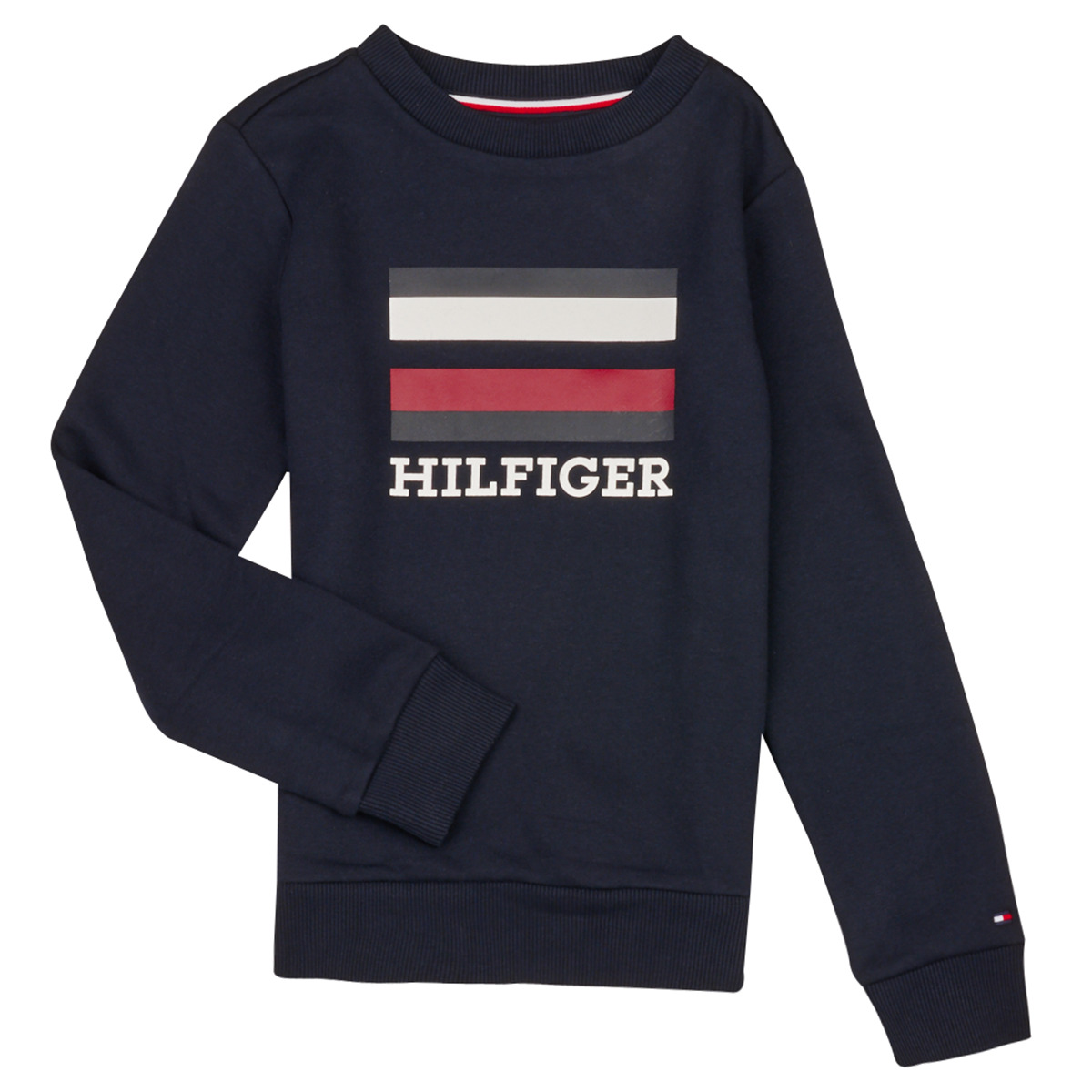 Tommy Hilfiger - TH LOGO SWEATSHIRT - Marine