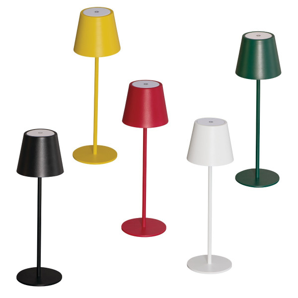 Lampa stołowa akumulatorowa INITA czarna LED 1.2W wys:36,9cm Kanlux