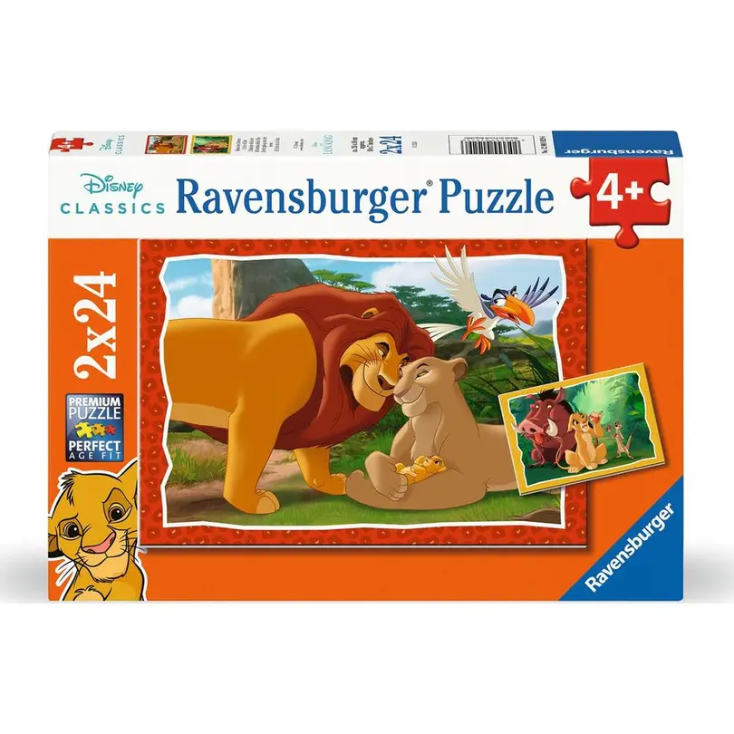 Puzzle 2er-Set Der König der Löwen