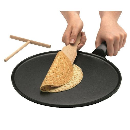 New Chasseur Crepe Pan 30Cm Cast Iron - Black Onyx