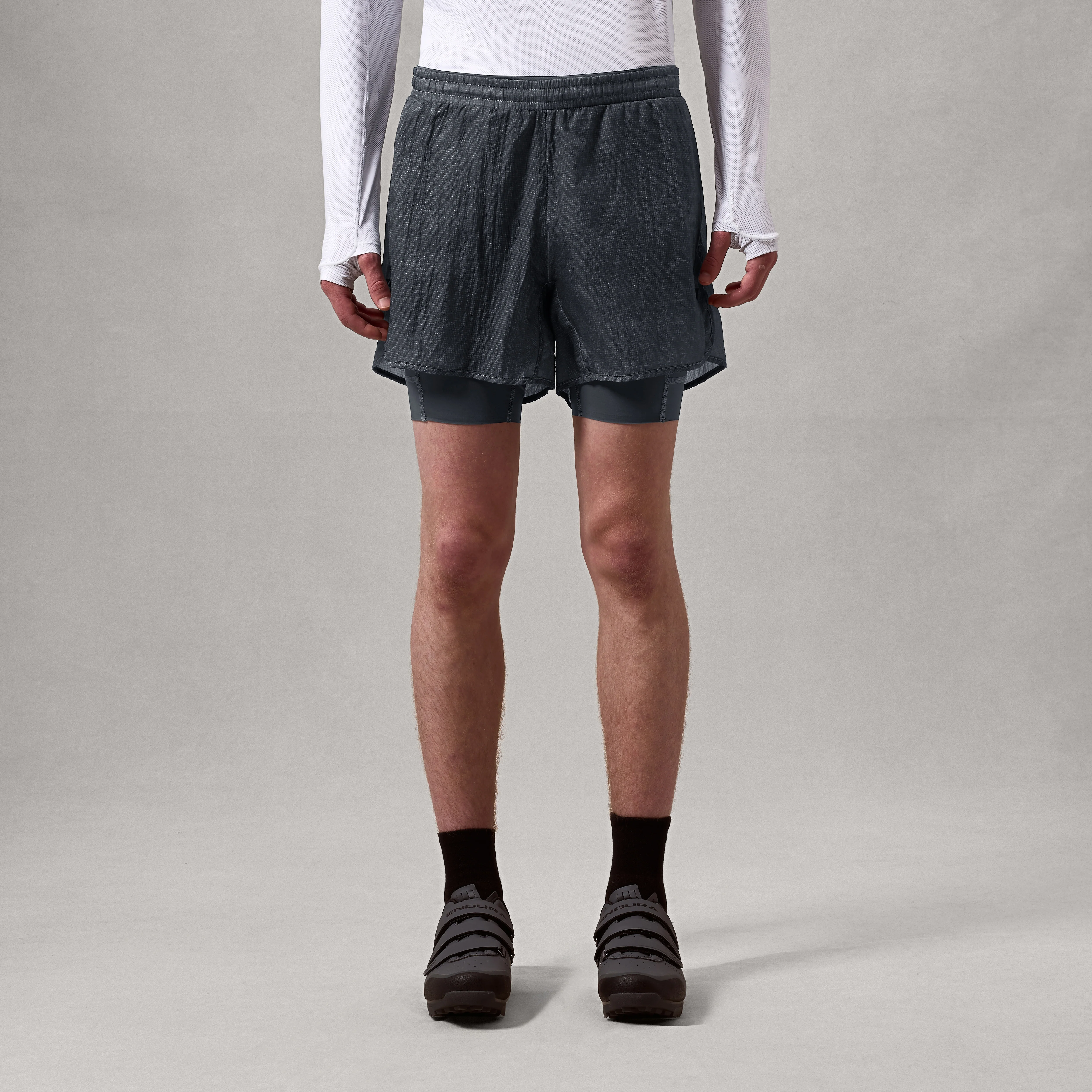 Men's AllTrack Lite Lined Shorts - Carbon Grey