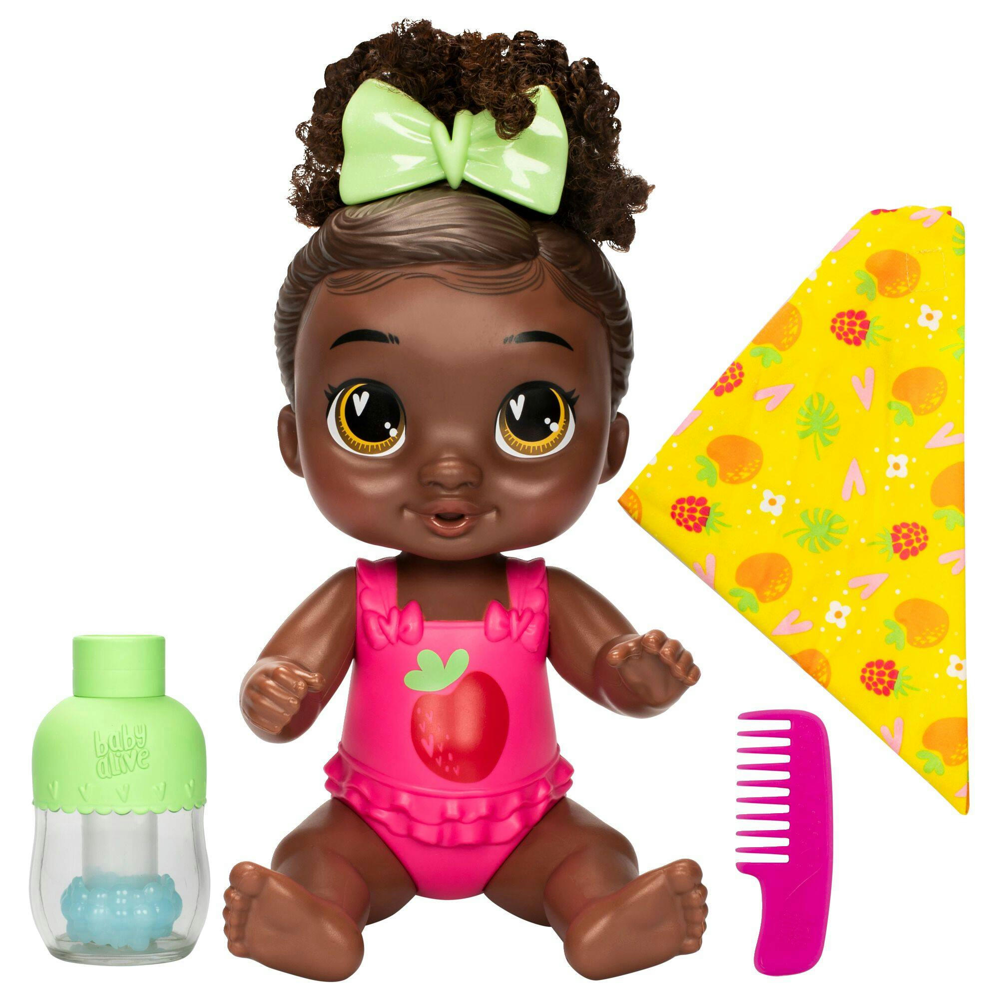 Baby Alive Shampoo Snuggle Berry Boo Black Hair Water Baby Doll