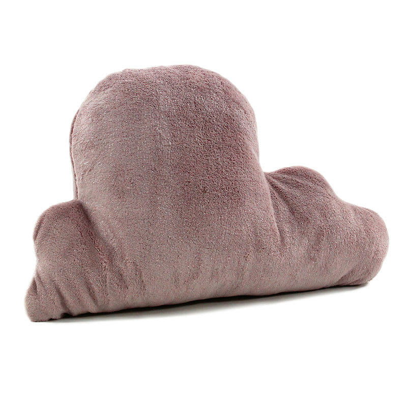 COMETE - Coussin extra-doux en forme de nuage rose 27x44