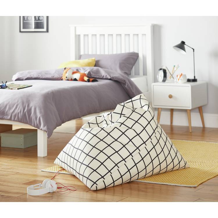 Habitat Kids Large Monochrome Bean Bag