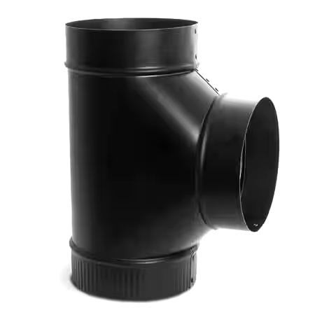 Imperial Metal Assembled Tee, 7-in, Black Matte Finish