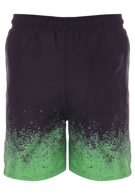 Older Boys Black Ombre Swim Shorts