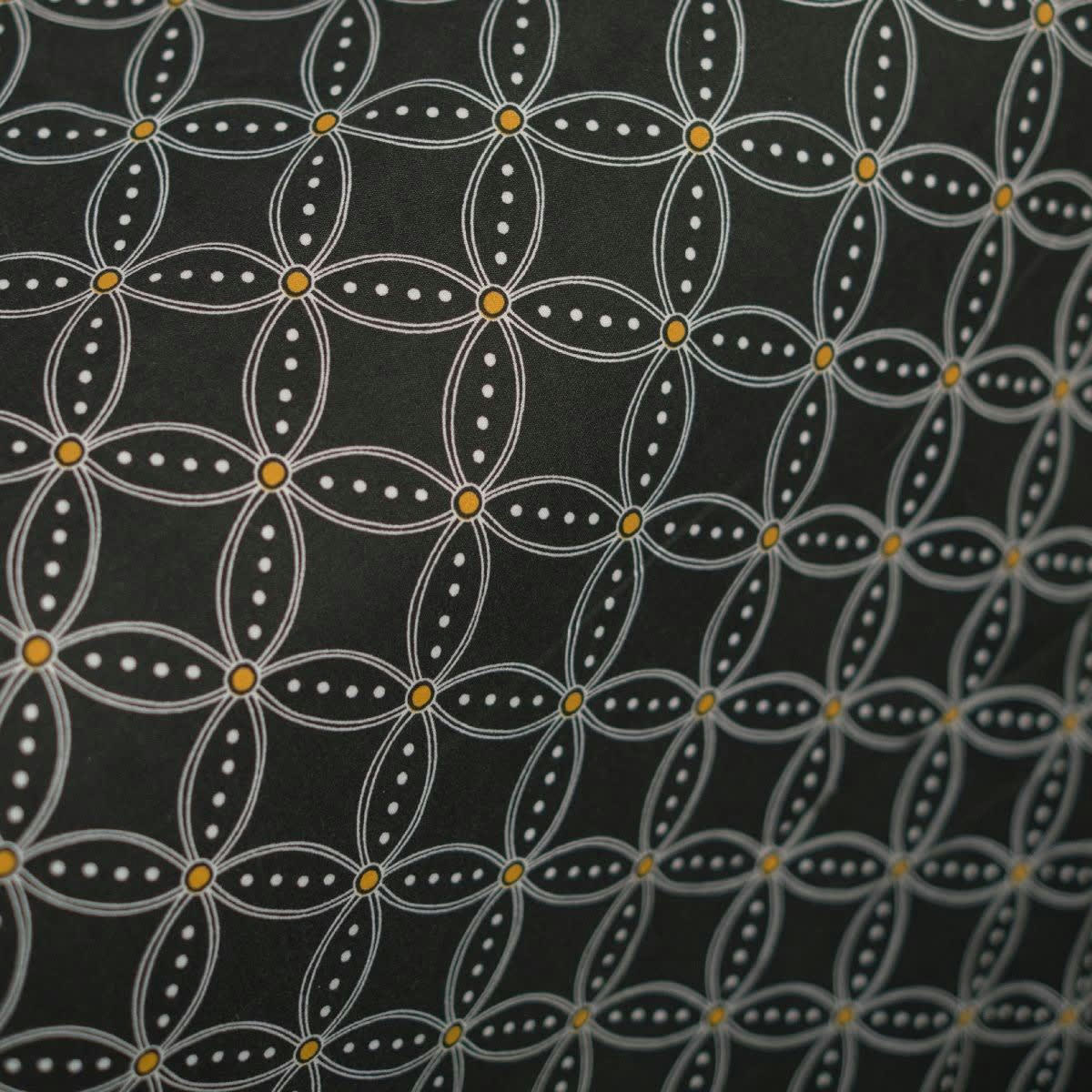 - Parure de lit en Polyester Noir 220x240 cm