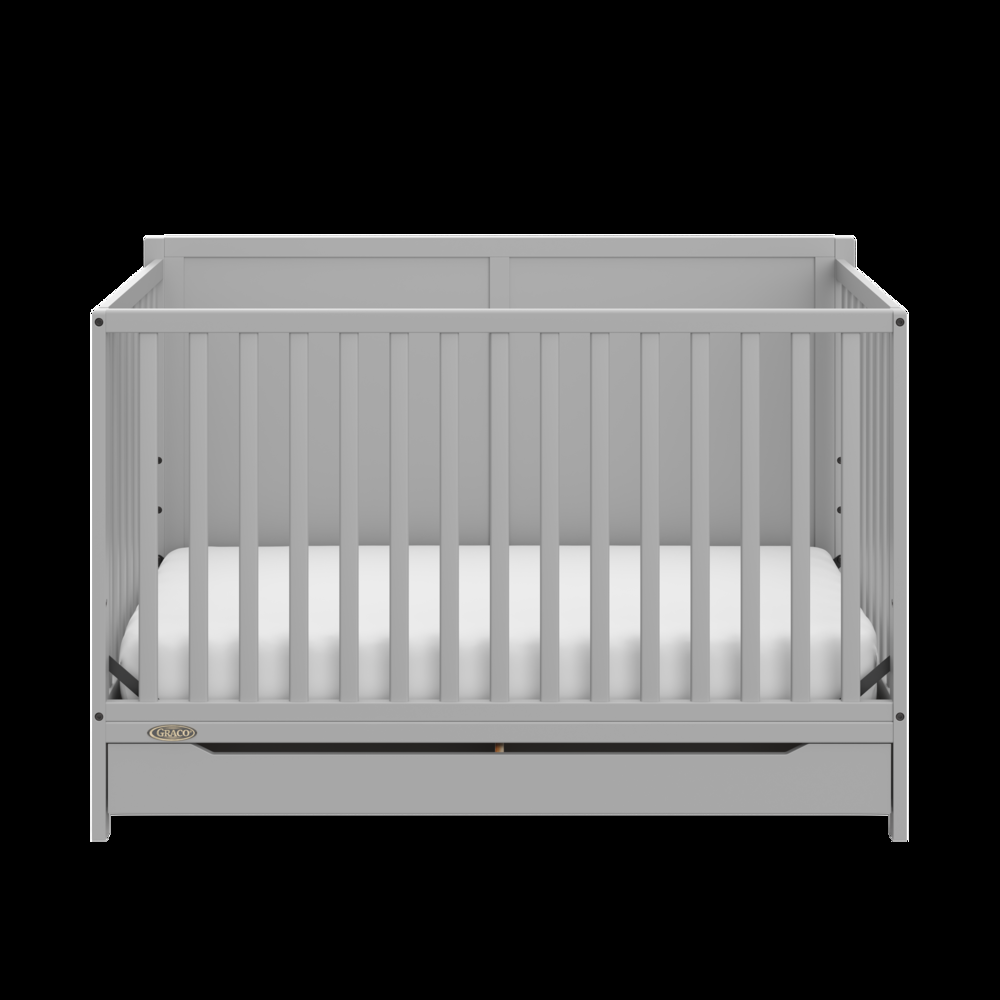 Graco Melrose 5-In-1 Convertible Crib, Grey