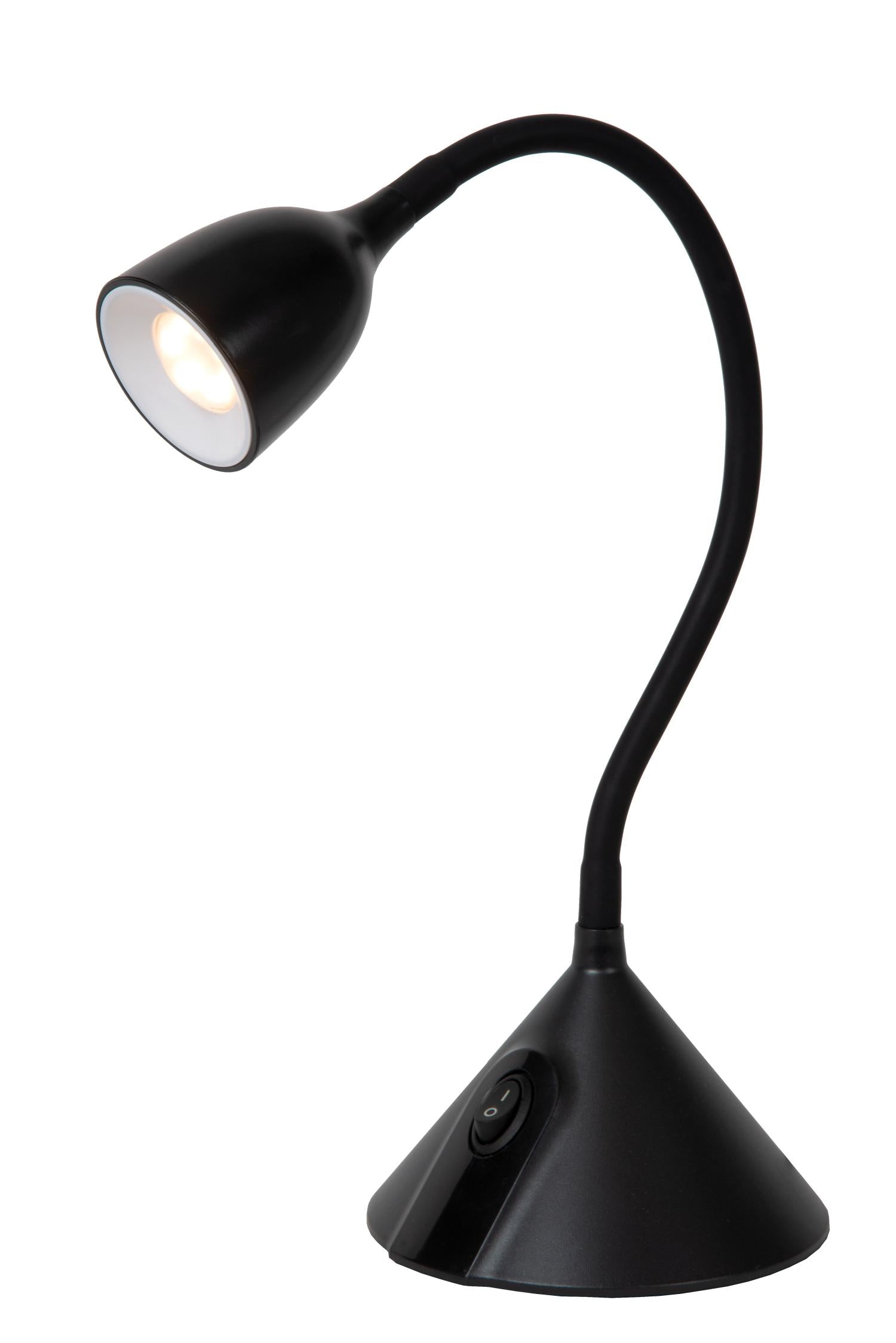 Lucide MILO Bureaulamp - Zwart