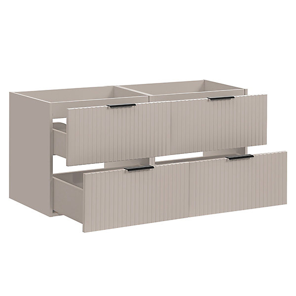 Meuble sous-vasque 120cm Adriel Cachemire
