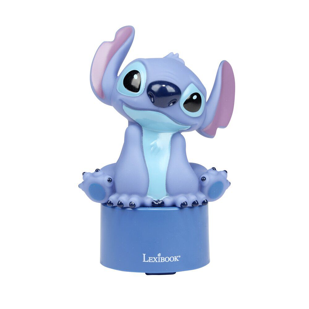 Veilleuse haut-parleur Disney Stitch bluetooth plastique bleu 13x9xH18,5cm