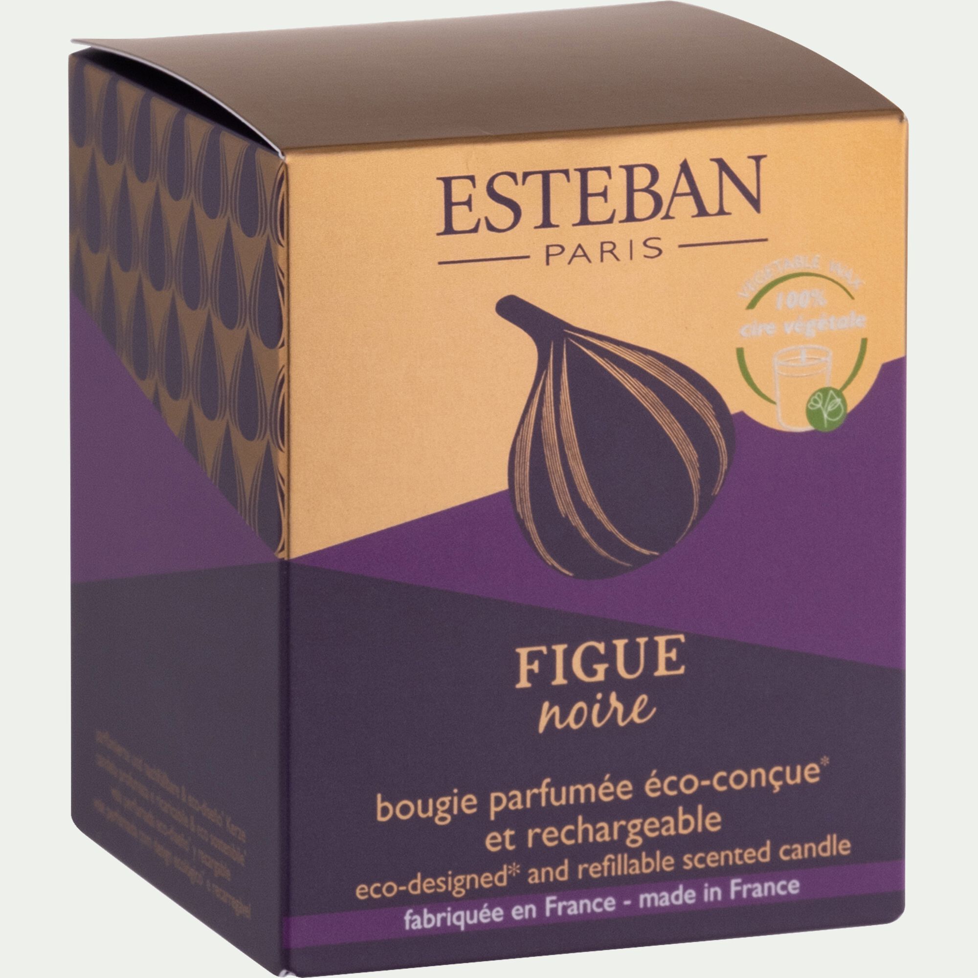ESTEBAN - Bougie parfumée senteur Figue Noire 180g