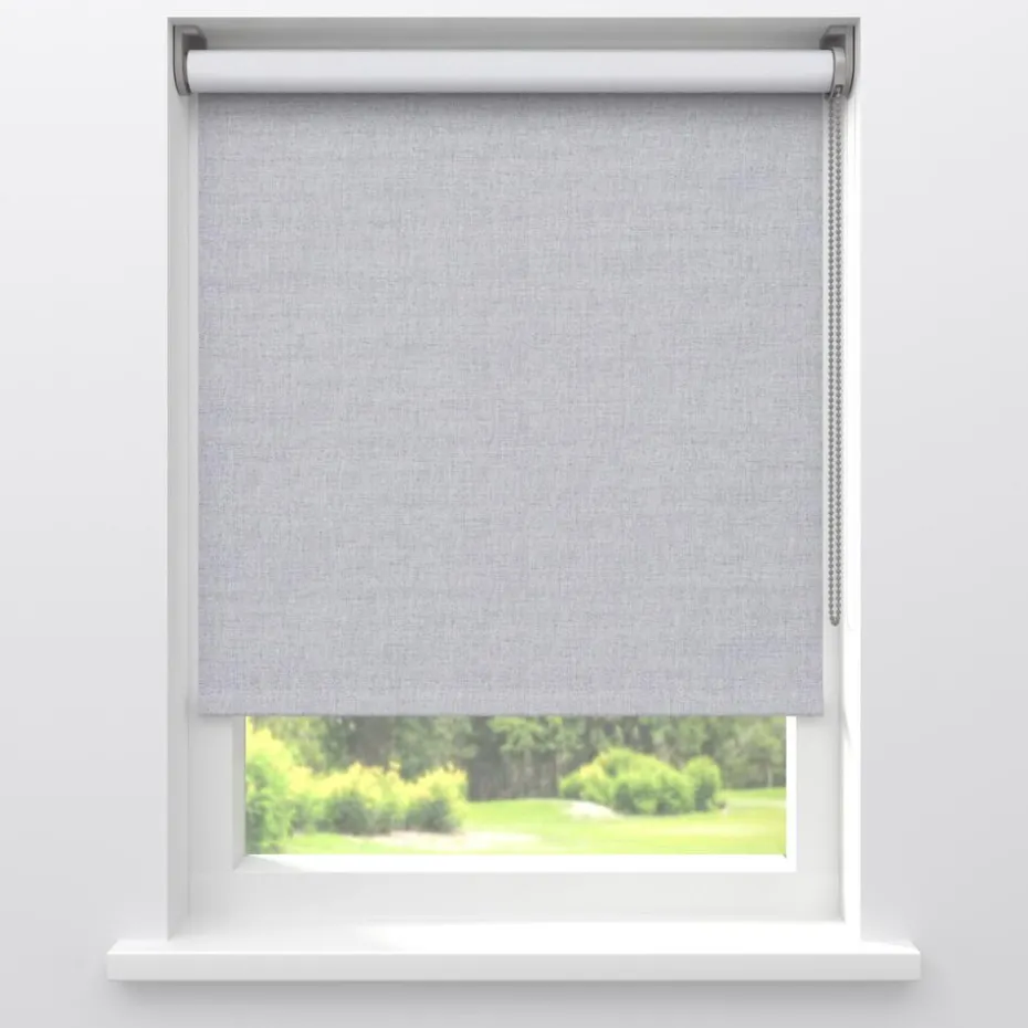 Kwantum Rolgordijnen | Fenstr Rolgordijn Liv  Verduisterend LichtGrijs