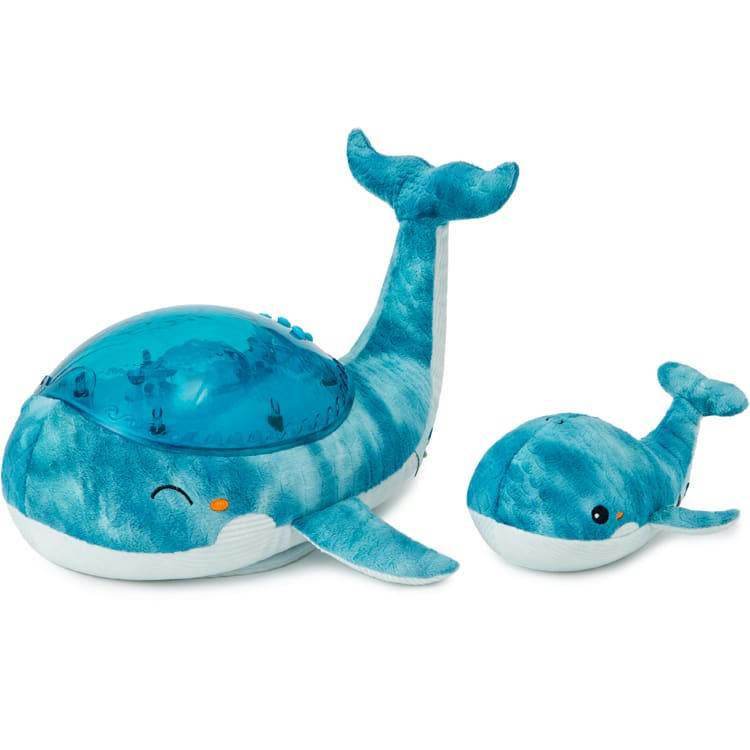 - Veilleuse peluche Baleine Tranquil Whale bleue
