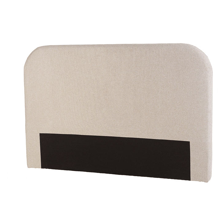 Tête de lit rembourrée pour lits 140/160cm couleur beige RIVANA