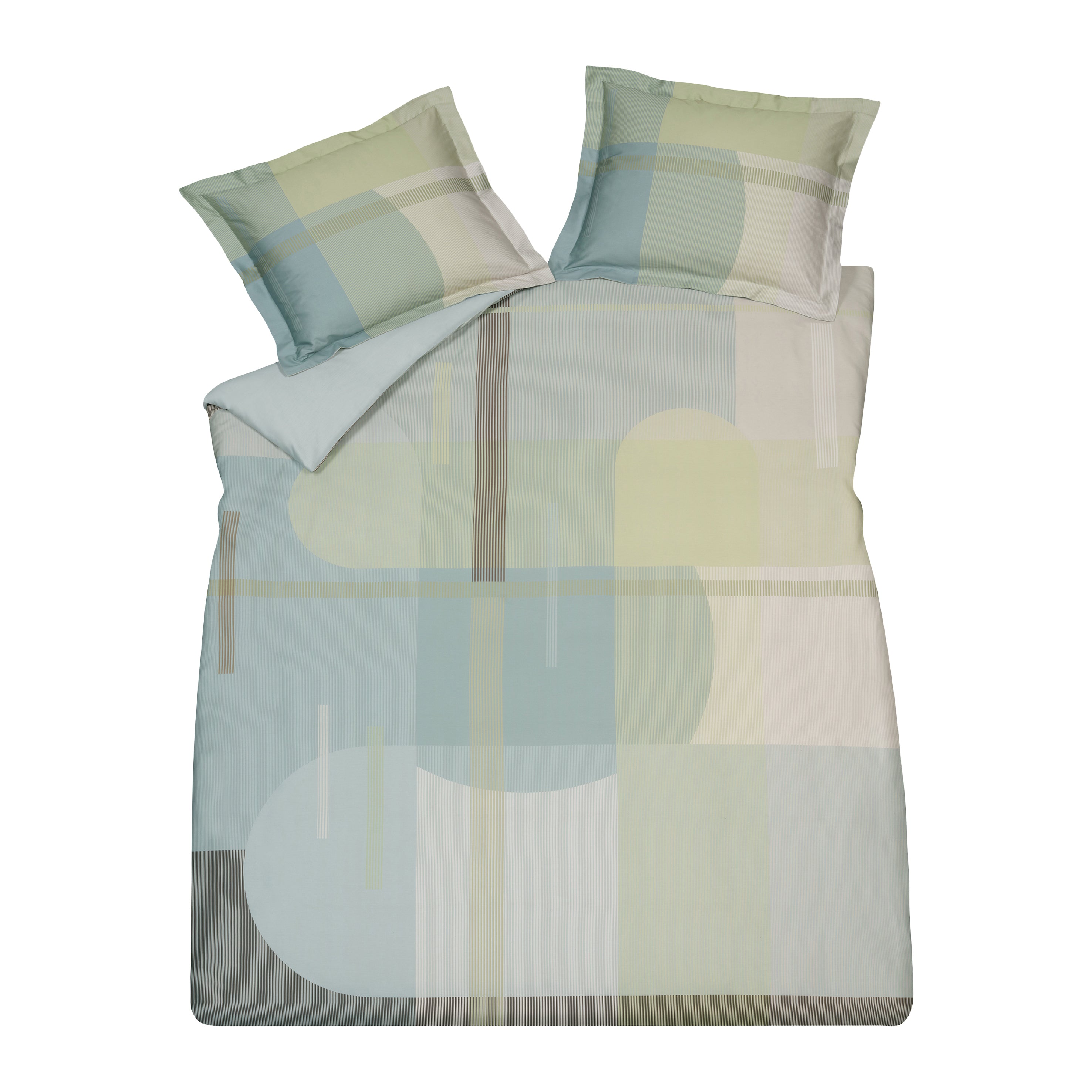 Vandyck Lush Lagoon Dekbedovertrek 140x200/220 cm - Thyme